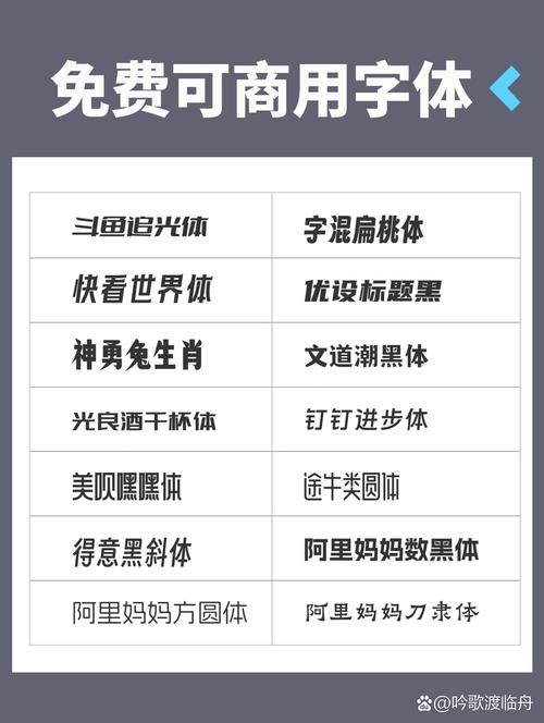 字体包免费下载2026