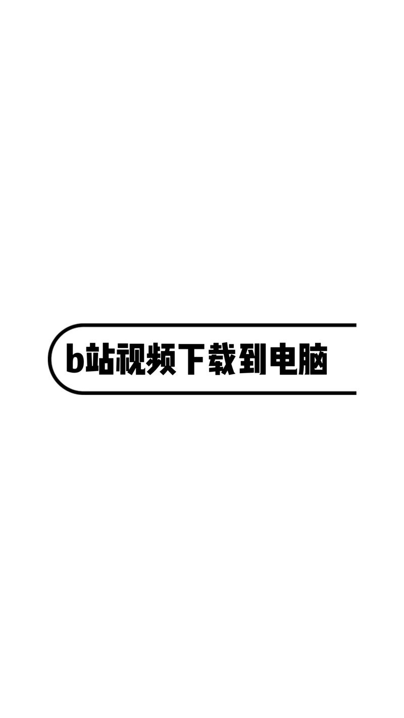 b站视频下载到电脑2026
