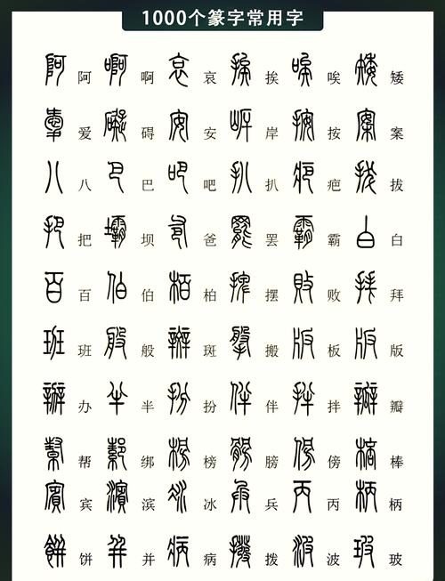 篆体字体下载2026
