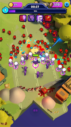 口袋死灵法师战斗画面