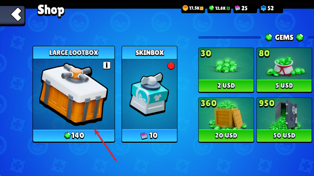 染色派对商店界面