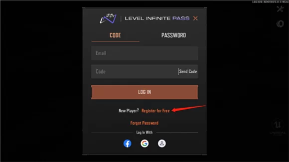 暗区突围国际服2025登录界面