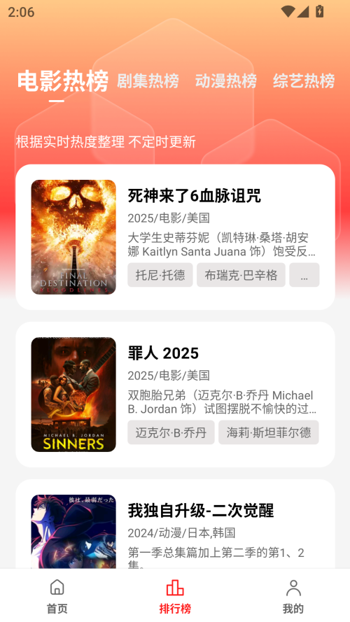 冷心电影排行榜功能