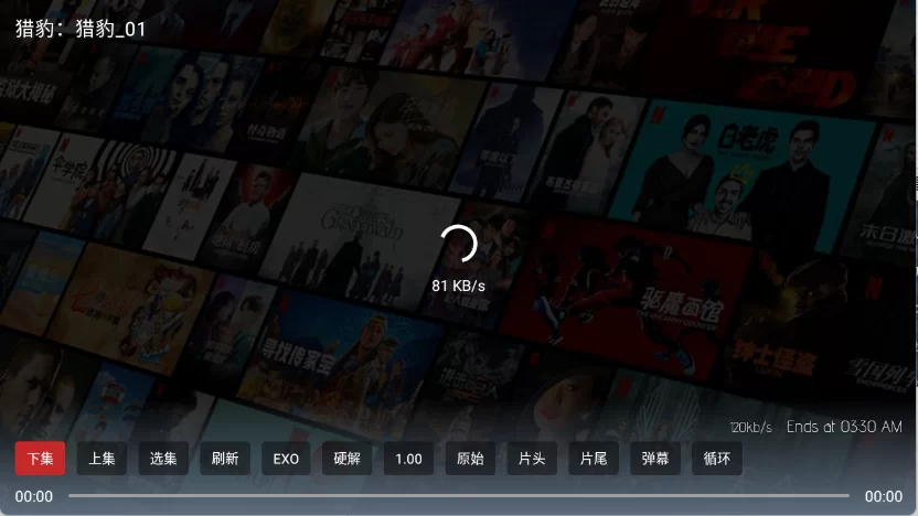 小鹿影视TV播放界面