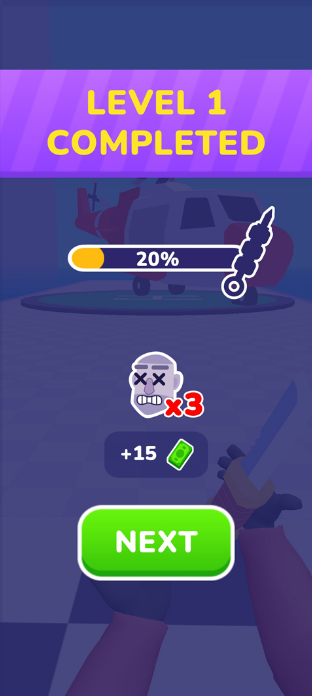 命中大师3D飞刀刺客