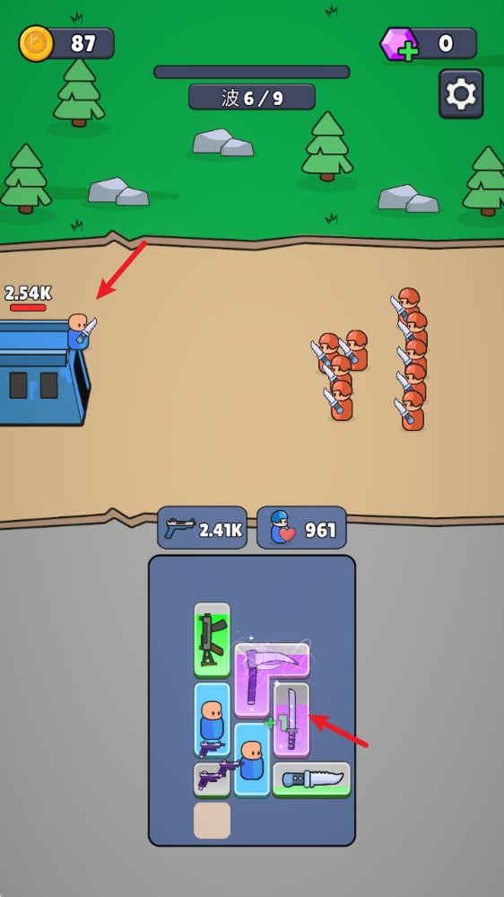 战争背包战区战斗画面