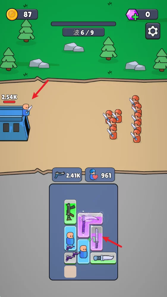 战争背包战区战斗画面