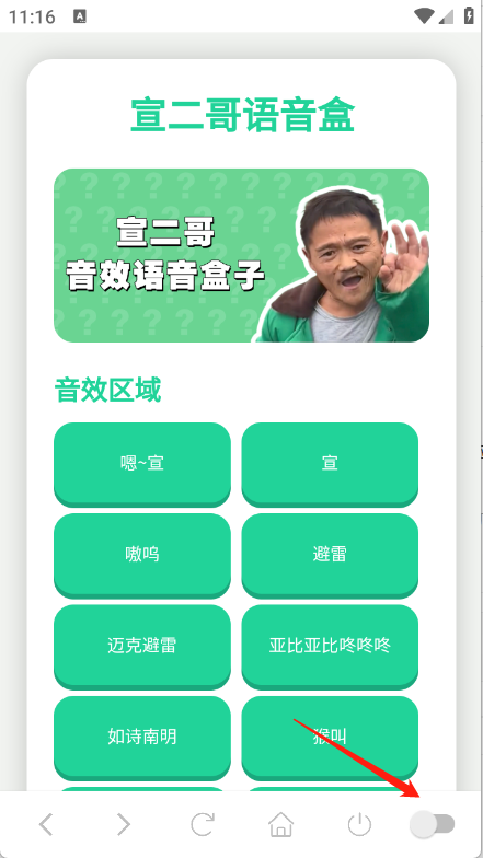 宣二哥语音盒悬浮窗设置界面