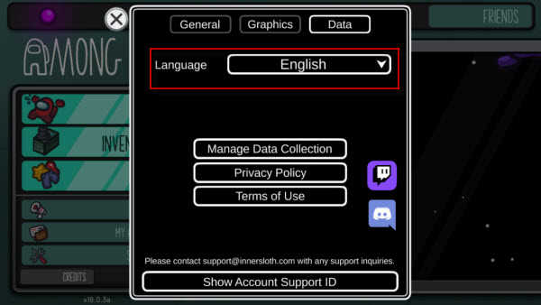 在我们之间最新版语言选择