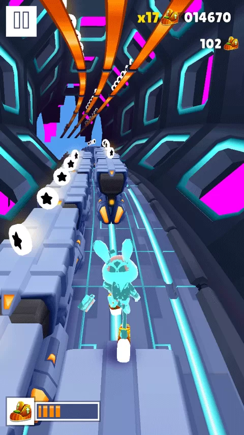 地铁跑酷Exfurk版进阶玩法演示