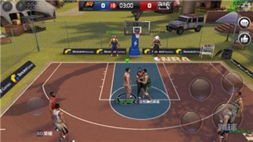 最强NBA体验服跳球瞬间