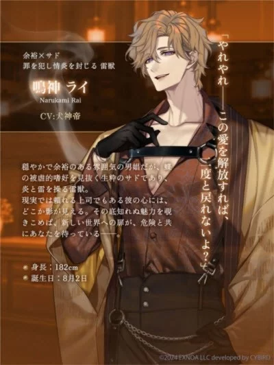 鸣神雷角色形象