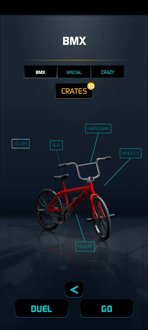 游戏车辆选择界面