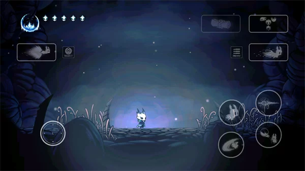 空洞骑士冬季皮肤MOD战斗场景