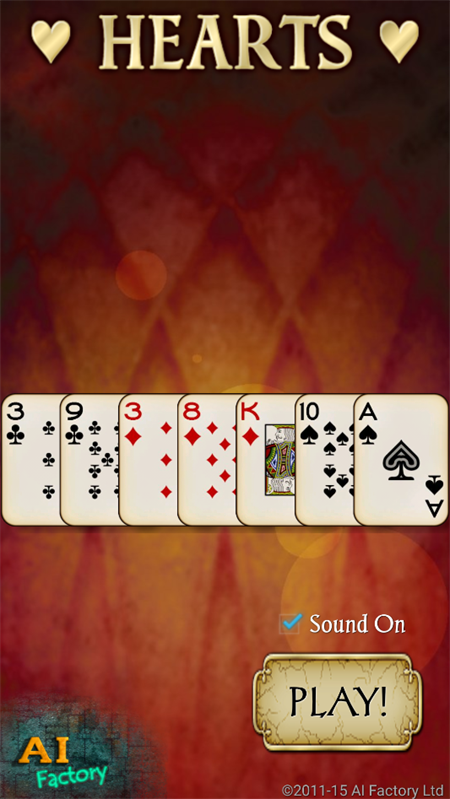 红心大战游戏主界面截图