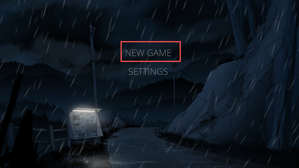 游戏开始界面截图