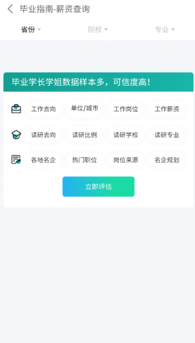 毕业指南开始评估