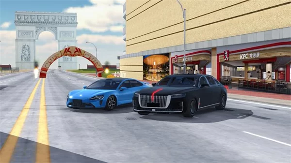 手动挡停车场红旗H9国风版截图