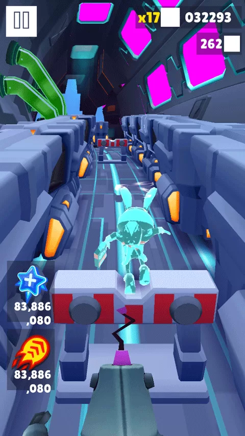 地铁跑酷Exfurk一代空间站版游戏画面