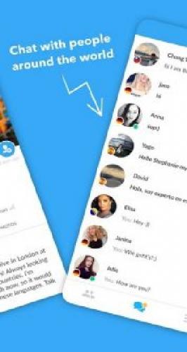 InterPals全球交友界面