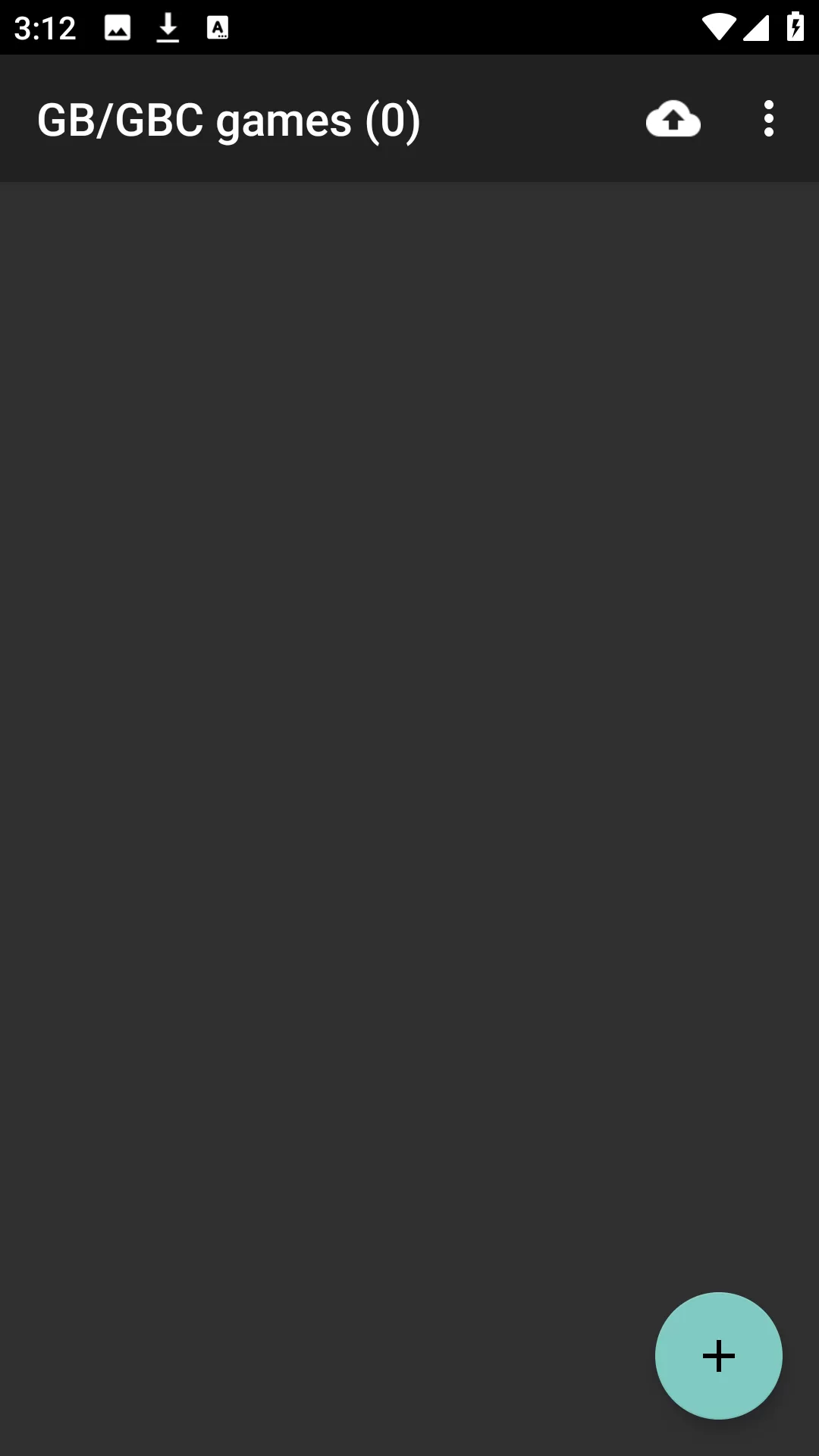 MyOldBoy模拟器游戏库界面