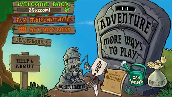 植物大战僵尸亚马逊版游戏画面展示 植物大战僵尸亚马逊版游戏画面展示