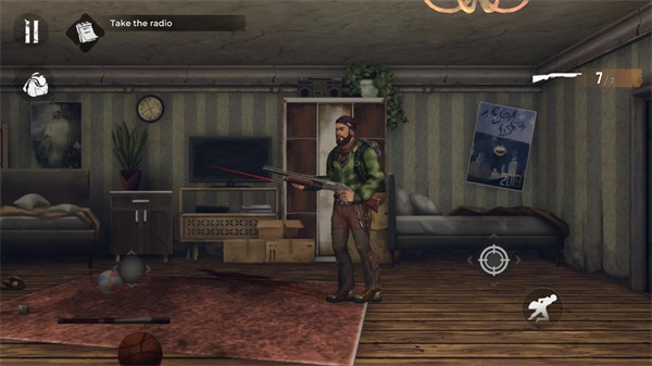 游戏战斗操作界面