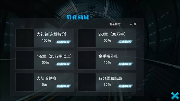 游戏内道具购买界面