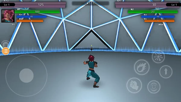 游戏战斗操作界面