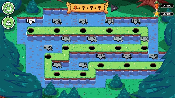 兔子跳游戏关卡画面 兔子跳游戏关卡画面