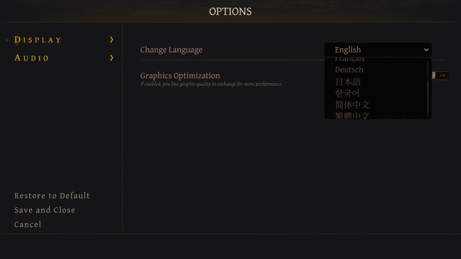 无勇之地汉化版语言设置 无勇之地汉化版语言设置