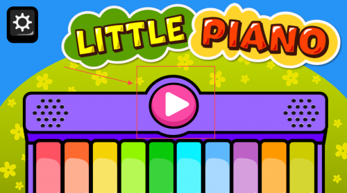 弹钢琴APP演奏选择界面