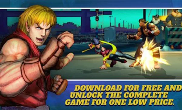 街头霸王4冠军版安卓版游戏对战画面