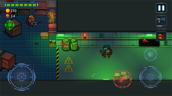 游戏战斗操作界面