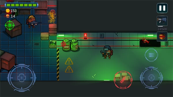 游戏战斗操作界面