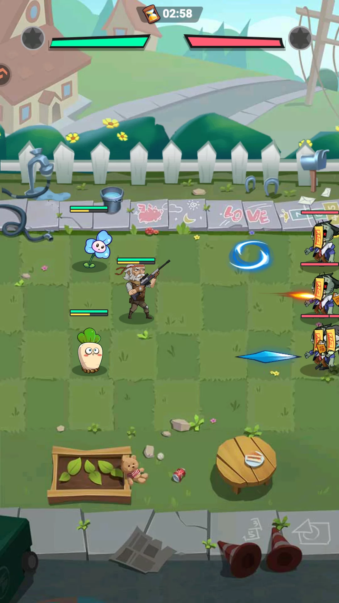 游戏战斗布阵界面