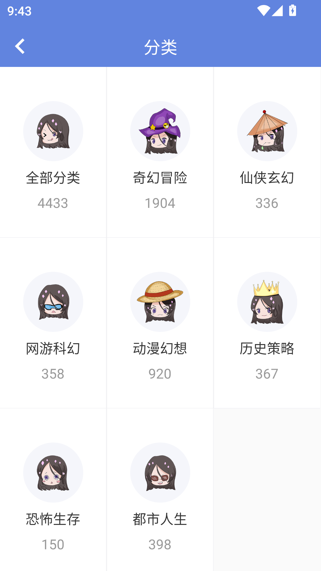 少年梦阅读免费版分类搜索截图