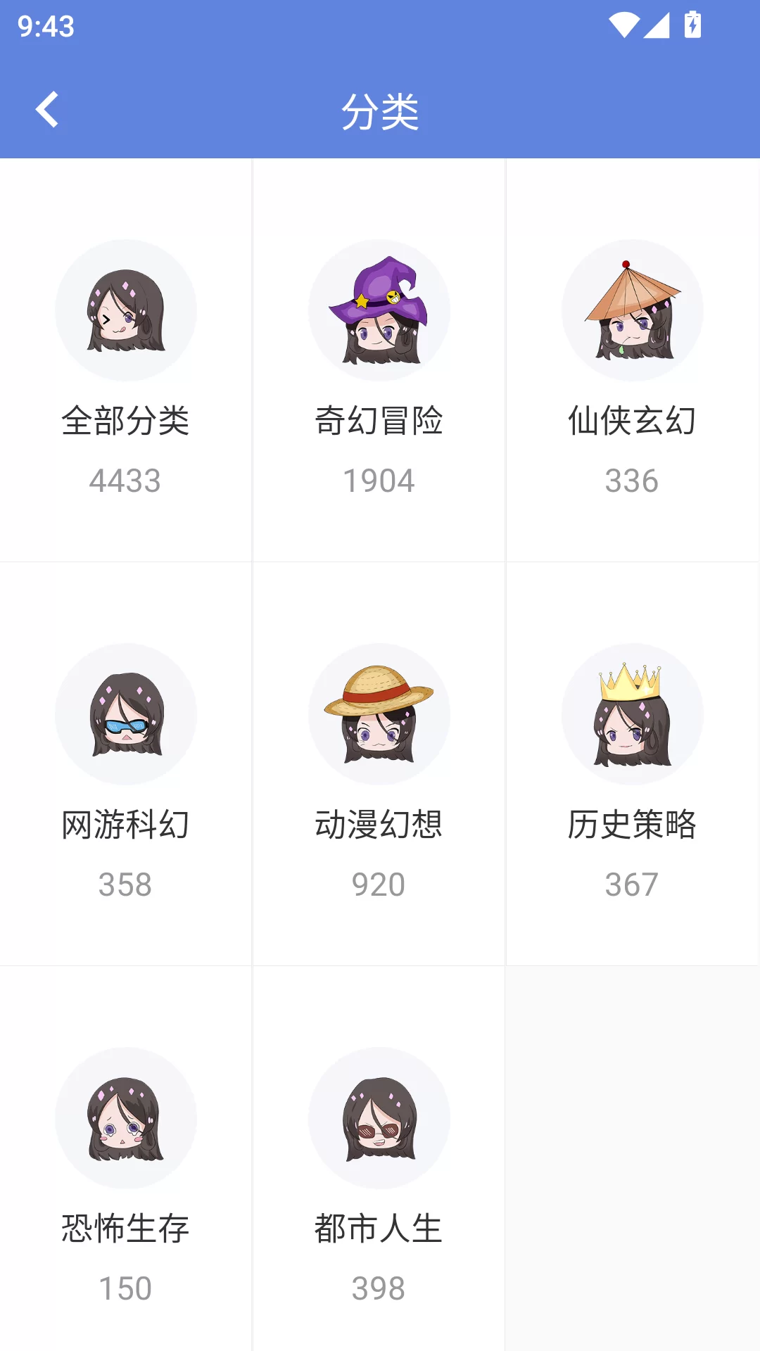 少年梦阅读免费版分类搜索截图