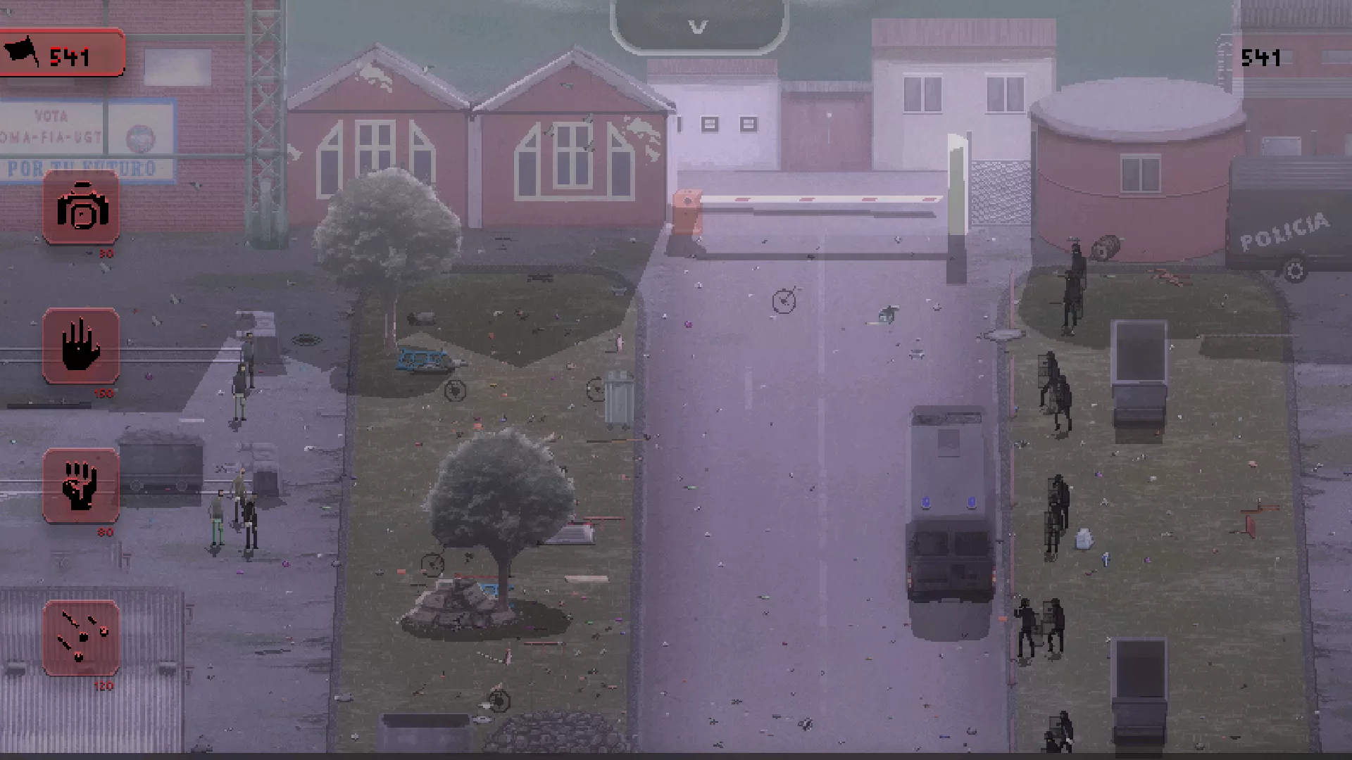 游戏内指挥界面召唤单位