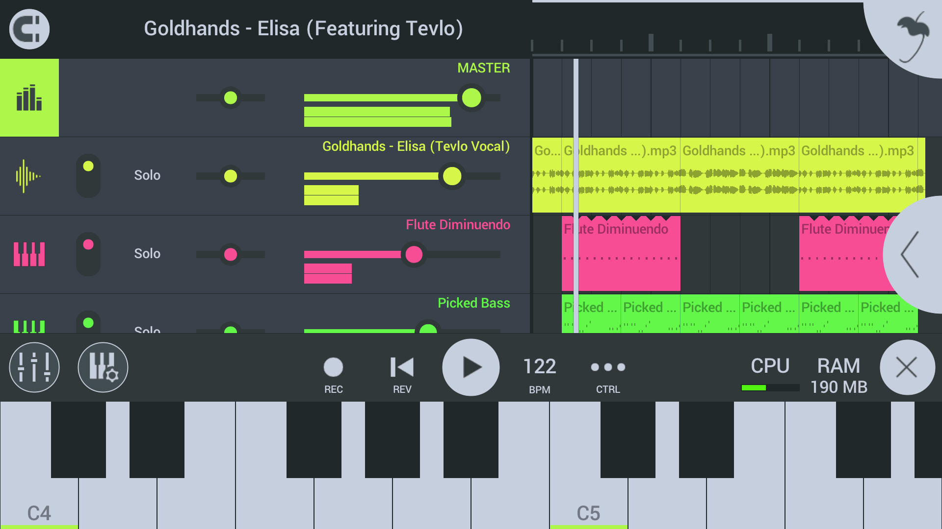 萝卜音乐Studio音色添加界面