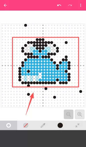 拼豆创造者新手编辑界面