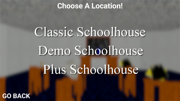 游戏场景选择界面