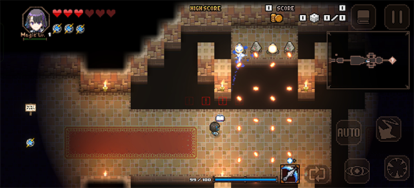 游戏实战弹幕躲避截图