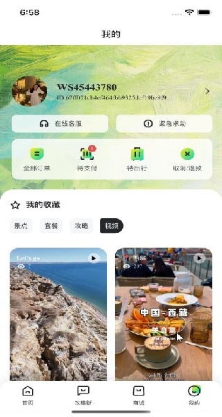 鲸鲨APP界面展示