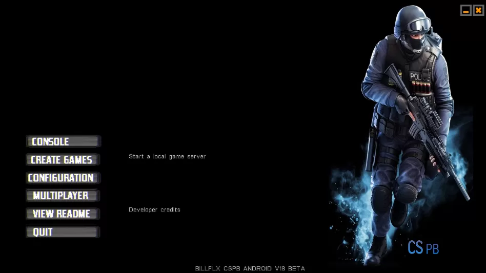 游戏主界面与房间创建选项