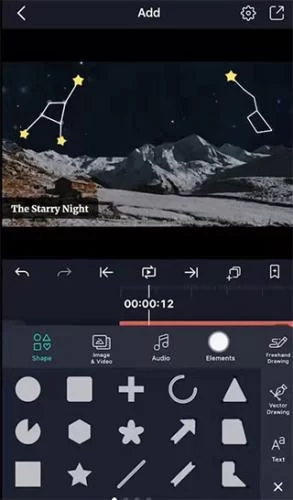 Alight Motion添加素材界面