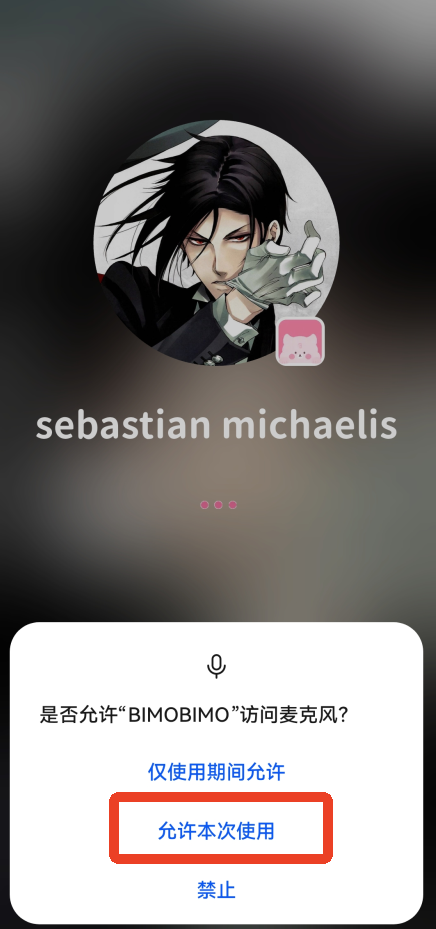 授权麦克风权限