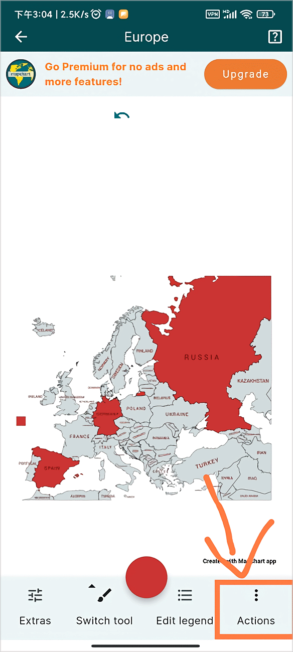 MapChart中文版操作按钮位置