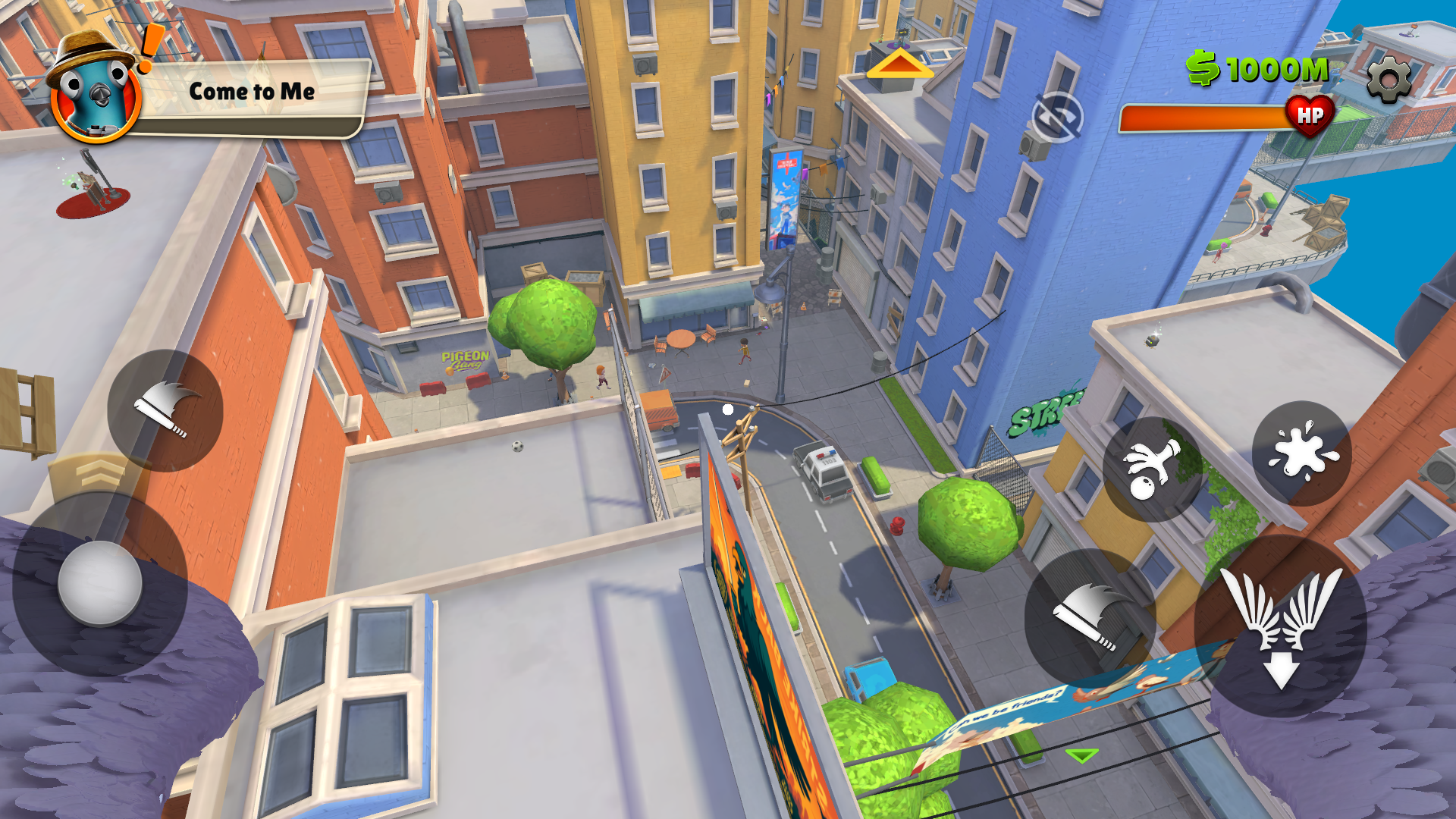 城市俯瞰与任务界面 城市俯瞰与任务界面