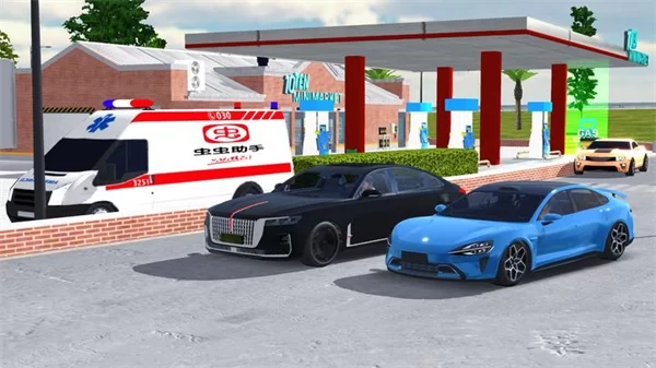 手动挡停车场红旗H9国风版截图